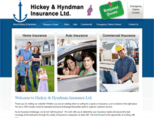Tablet Screenshot of hickeyhyndman.ca